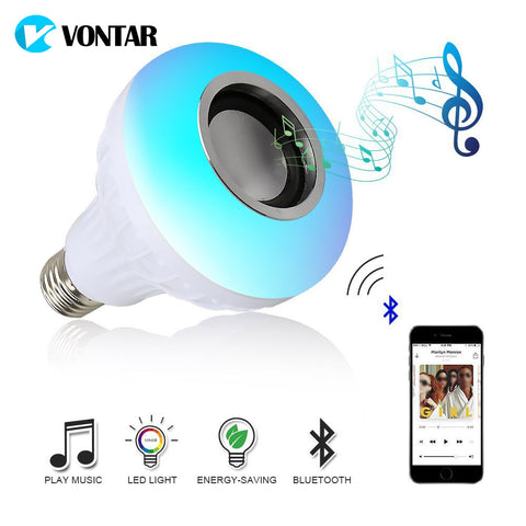 Wireless Bluetooth Music Speaker Smart LED Lamp