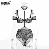 Gagaopt  Sexy Erotic Underwear Sex Lingerie Set Women Lace Bralette Bra with G-string And Garter Lingerie Set Porno Wear Clothes